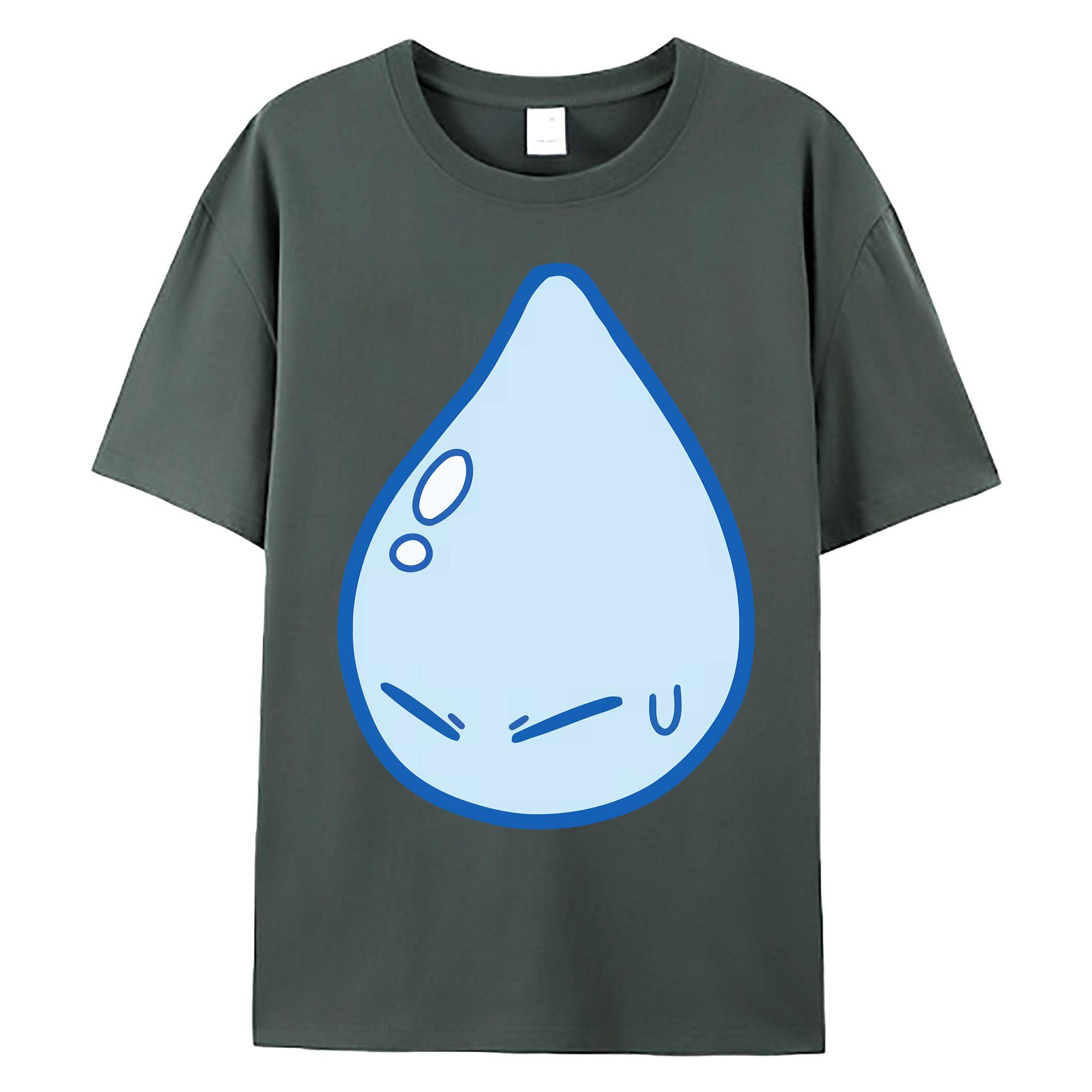 （画像用） 転スラ Regarding Reincarnated to Slime 綿100％ メンズ半袖Tシャツ｜肌触りやわらか＆通気性